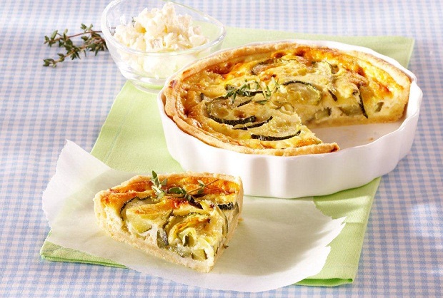 Minitarte cu dovlecei