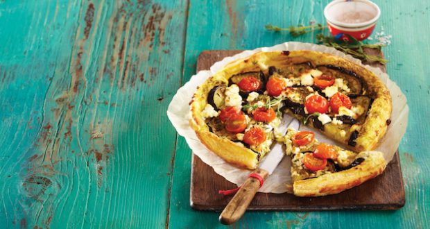 pizza cu vinete