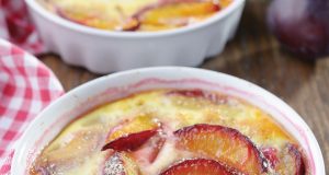 clafoutis fin cu prune