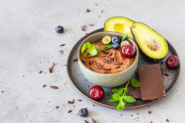 mousse de avocado